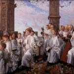 Choristers on May Morning, William Holman Hunt